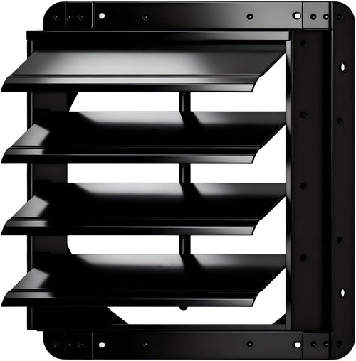 16 inch gravity shutter vent, galvanized steel automatic, main product view