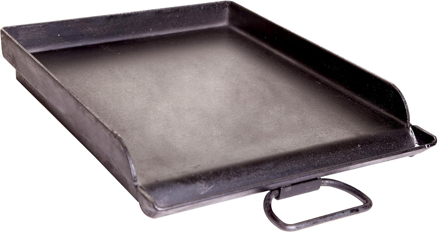 Camp Chef Single Burner Griddle | 16 Inch, Covers One Burner, Pre-Seasoned Flat Top, Even Heat System