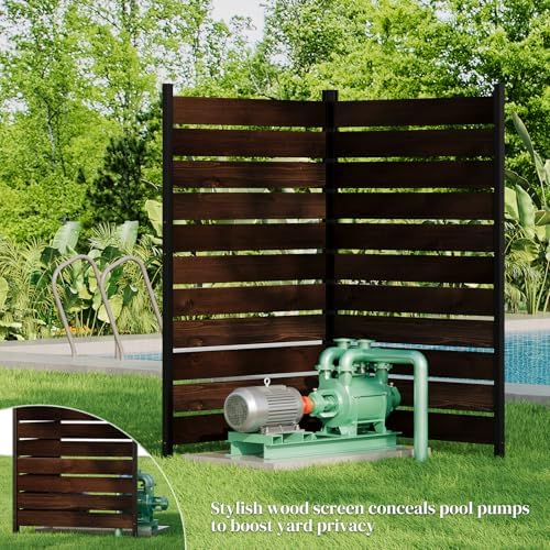 61" h x 38" w no dig wood, package contents