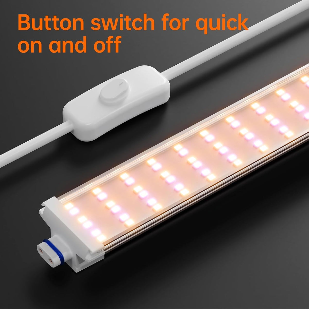 bstrip 3-tier indoor greenhouse with grow light, 35.4x13.8x59in, front angle view