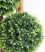 artificial topiaries ball tree outdoor, 3ft fake topiary, side view
