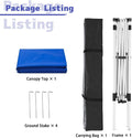 10x10ft slant leg pop up canopy tent, portable, main product view