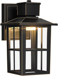 brightever outdoor wall lantern, 10w led exterior waterproof, main product view