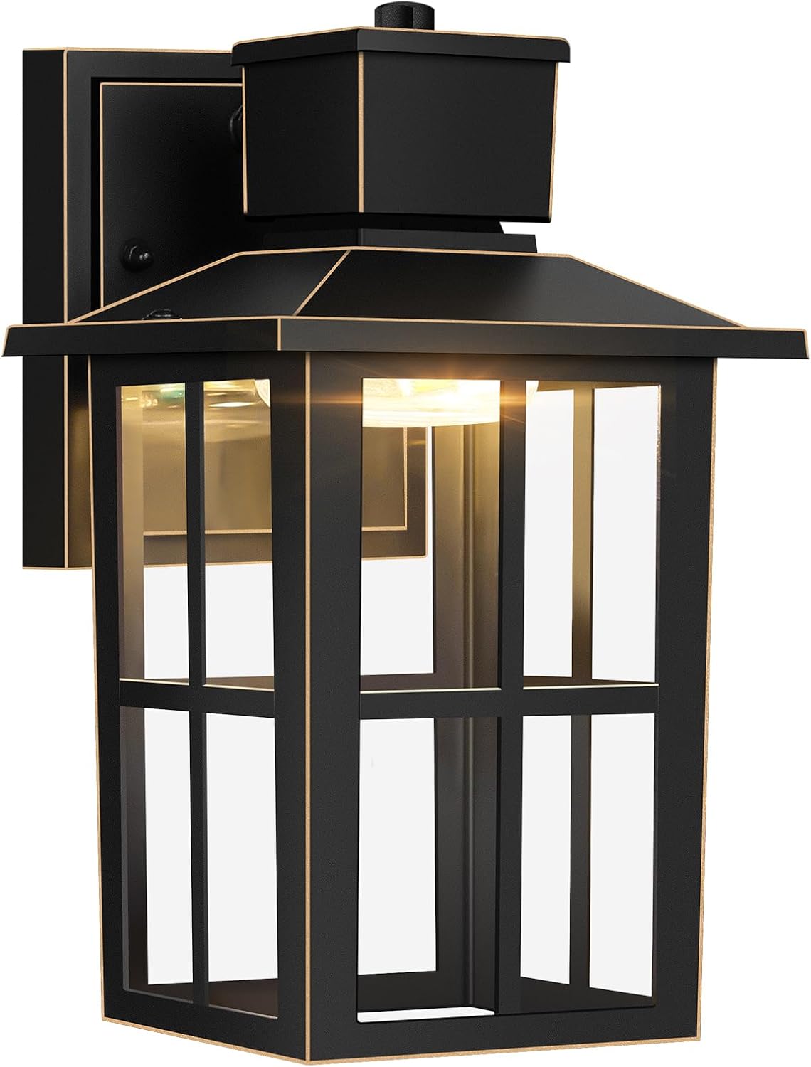 brightever outdoor wall lantern, 10w led exterior waterproof, main product view