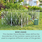 shoplala garden fence (10 panels) 12.5in(l) x 16.5in(h), package contents