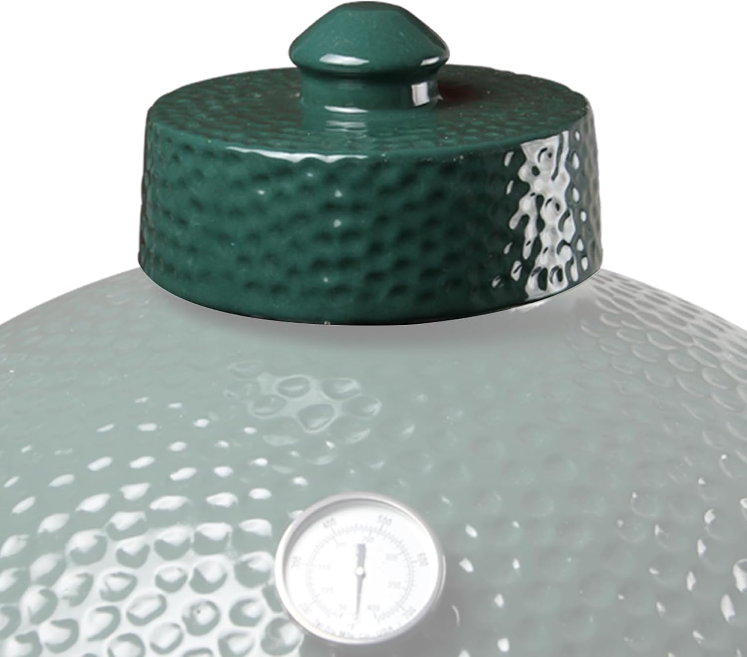 Ceramic Grill Top Compatible with Medium Large and XLarge Big Green Egg,Dual Function Ceramic Grill Top Cap,Kamado Accessories Charcoal Grill Top Parts Replacement for Easy Grasp and Anti-Hot