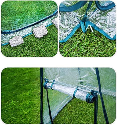 porayhut pop up greenhouse cover ,pack of 2, side view