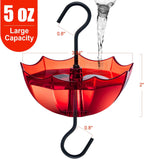 Ant Moat for Hummingbird and Oriole Feeder, (5 OZ, 4 Pack) | Large Capacity Umbrella Hummngbird Feeder Parts Hanging Ant Guard( 3.94 inch / 100 mm in diameter), Feeder Accessory Hooks