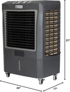 mc37v mobile evaporative cooler shown in use