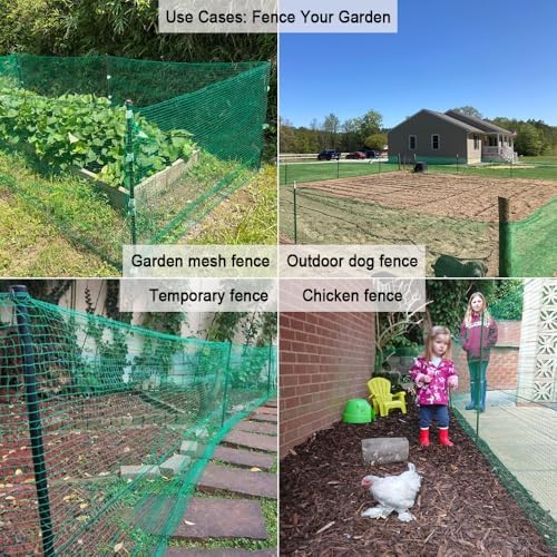 deer fence netting 5x65 ft, heavy duty plastic, package contents