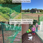 deer fence netting 5x65 ft, heavy duty plastic, package contents