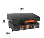 Blackstone OTG Outdoor Tabletop Griddle with Built-in Hood, Black, 22 Inch | Portable Grill Appliance for Camping, Tailgate Grilling, and On-the-Go Kitchen Cooking