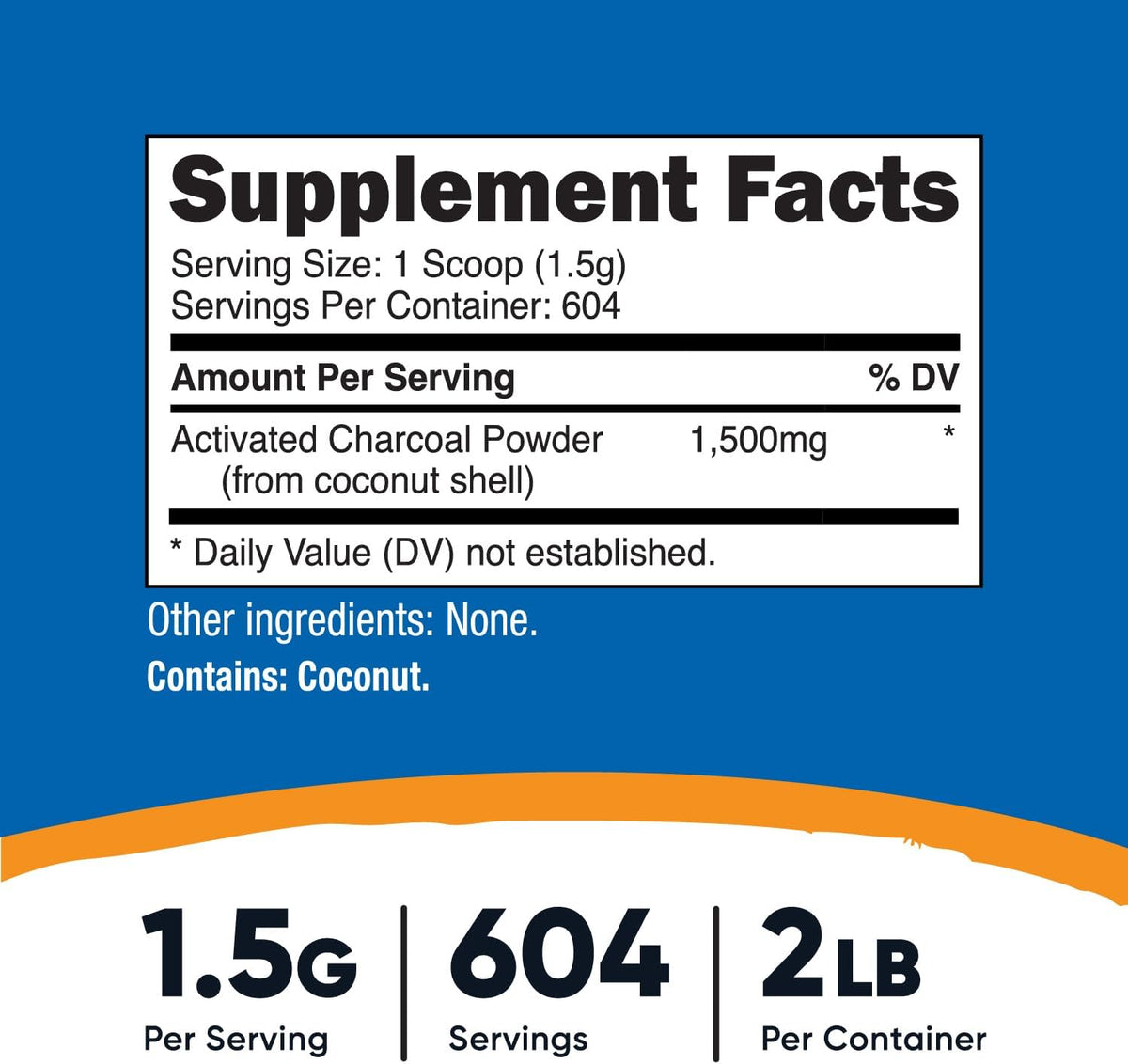 nutricost activated charcoal powder 2lbs, food grade powder shown in use