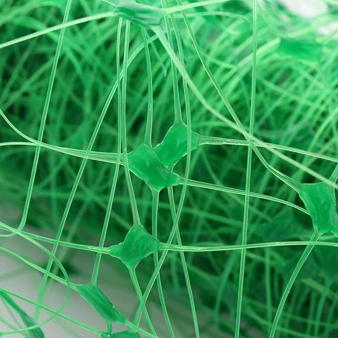 Green Garden Trellis Netting 5x100 ft Heavy Duty Polypropylene Plant Support Net for Climbing Vegetables Fruits Flowers