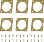6-piece Metal Bluebird House Predator Guard，Metal Birdhouse Guard，Bird House Hole Protector Guard for Eastern Bluebird Box （3.81 cm Opening）