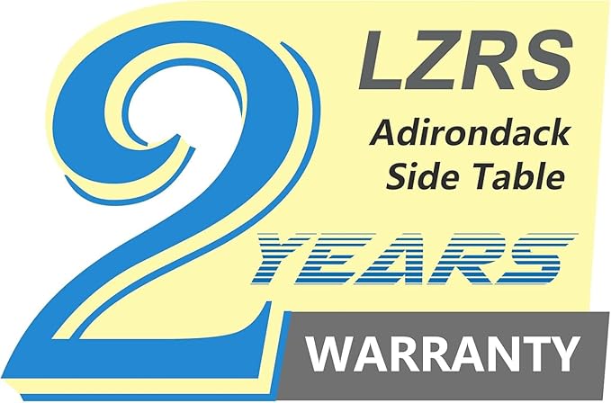 LZRS Adirondack Square Outdoor Side Table for Patio, Pool Composite Patio Table,HDPE End Tables for Backyard,Pool, Indoor Companion, Easy Maintenance & Weather Resistant(Navy Blue)