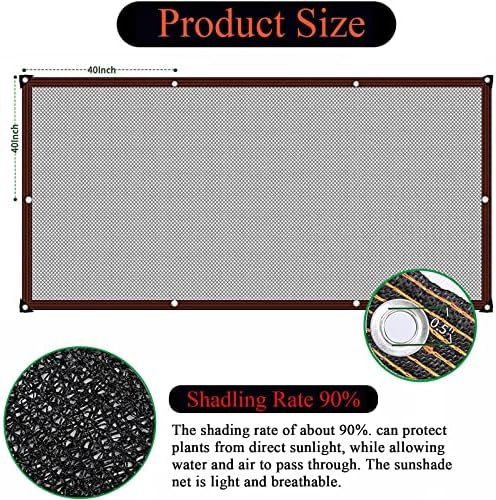shade cloth - garden shade mesh netting with, package contents