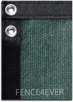 8'x50' 8ft tall 3rd gen olive green fence on a desk or shelf