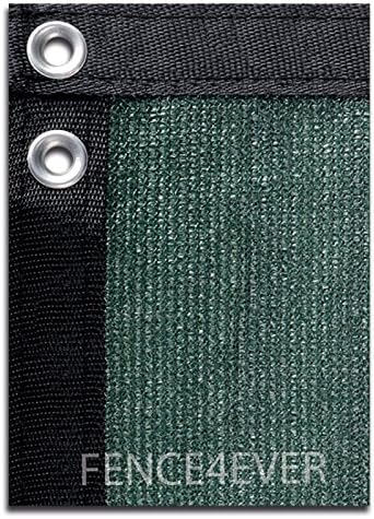 8'x50' 8ft tall 3rd gen olive green fence on a desk or shelf