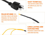 soil heating cable 49 ft electric soil warming, package contents