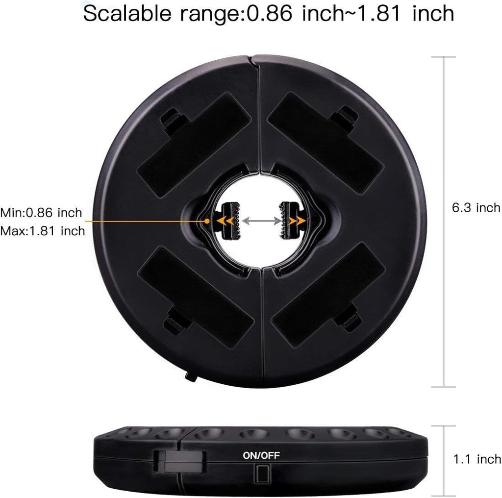 Patio Umbrella Lights Battery Operated (2 Pack), LED Umbrella Pole Light | 3 Brightness Modes Cordless 28 LED Lights for Patio Umbrellas, Camping Tents or Outdoor Use