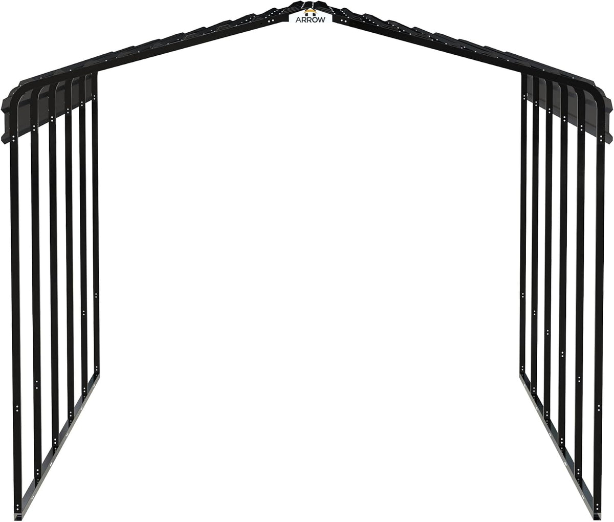 arrow carports galvanized steel carport, full-size metal carport, main product view