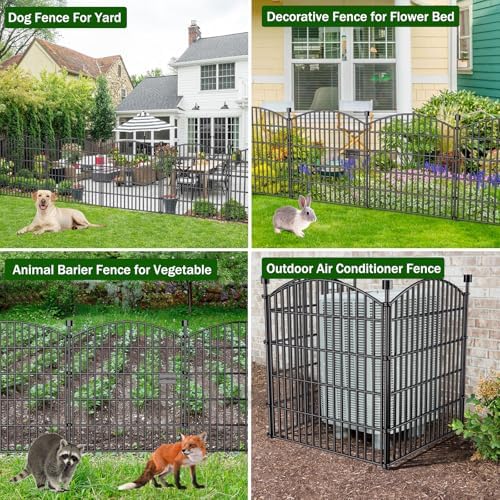 10 panel no dig decorative garden fence with, package contents