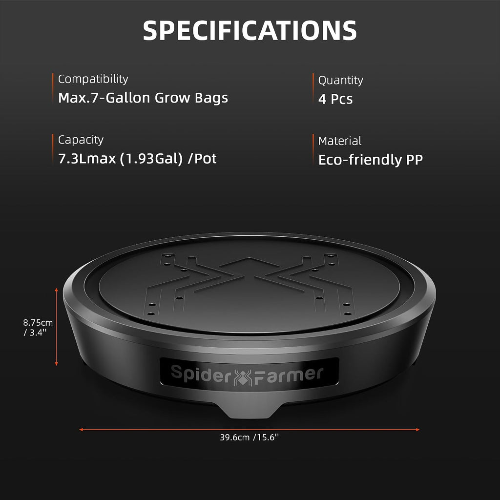 spider farmer 4 pot gravity-fed self watering system, package contents