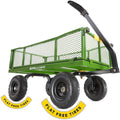gorilla carts steel utility garden cart, 800 lb., main product view