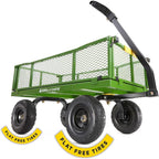 gorilla carts steel utility garden cart, 800 lb., main product view