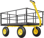vevor 1400 lbs steel garden cart, heavy duty, view 9