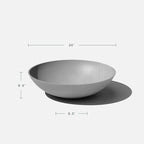 Veradek Mason Series Lane Bowl Planter| for Indoor or Outdoor Tabletops/Gardens |Made from Plastic-Stone Composite with Drainage Holes|Modern Décor for Flowers, Succulents, Small Plants