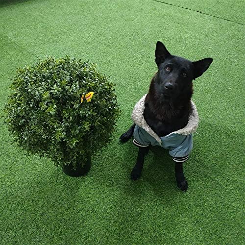 all season green 2't 19''d topiaries trees artificial shown in use