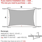 SUNNY GUARD Custom Size 10'x24' Terra Red Sun Shade Sail Rectangle UV Block Shade for Backyard Yard Patio Deck Garden(Customized)