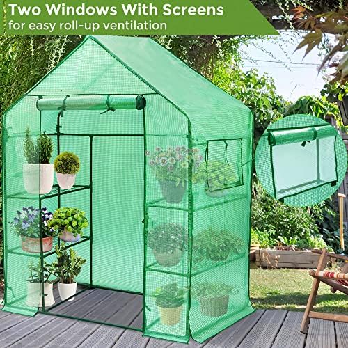 asteroutdoor small walk in greenhouse for outdoors with, side view