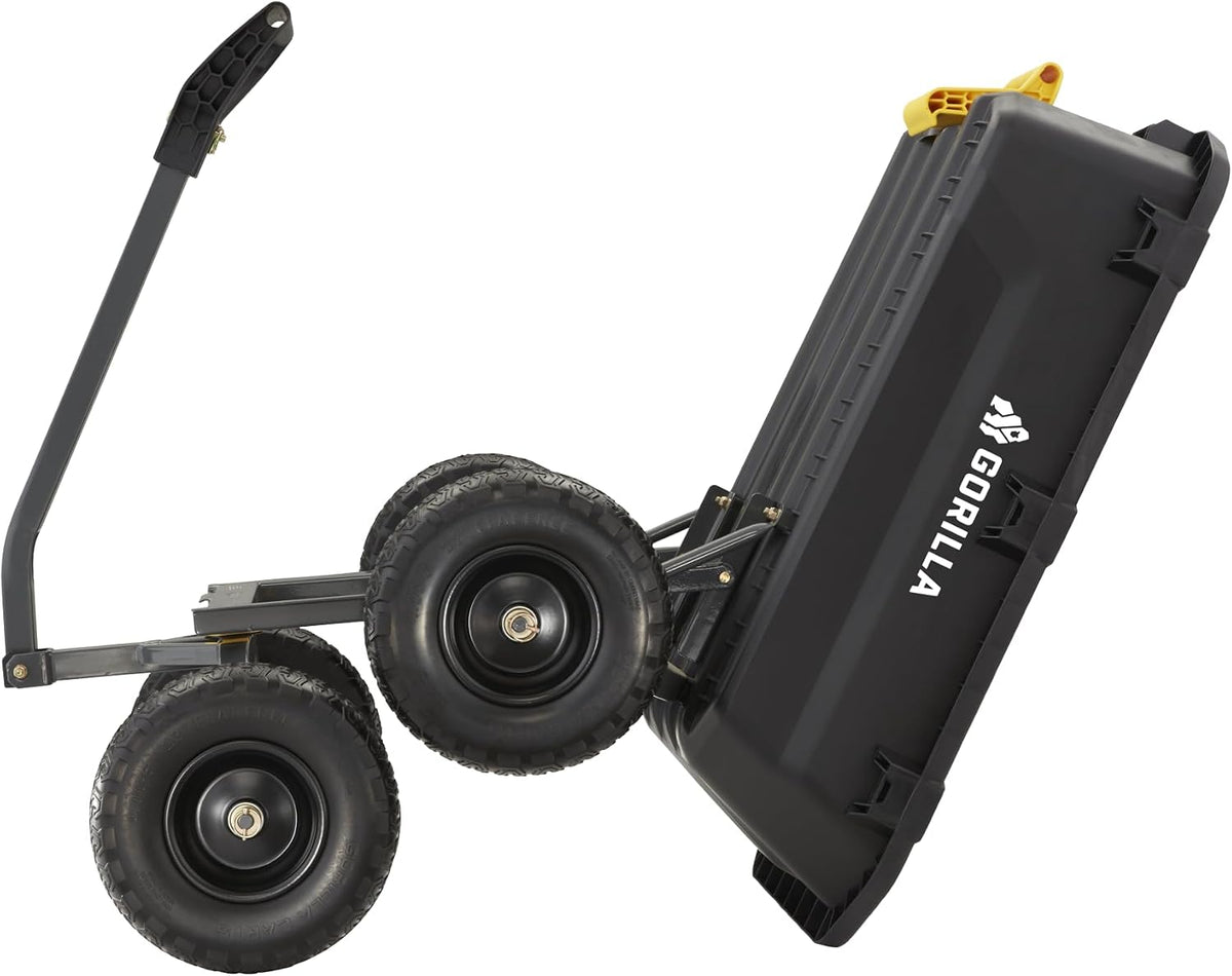 gorilla carts dump garden cart, 7 cu ft,1200, view 9