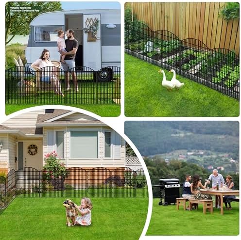 uliok 15 panels decorative garden fence, 32 in(h), package contents