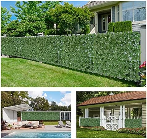 bybeton 40"x160"(44sqft) ivy privacy screen uv-anti fade-proof fence, package contents