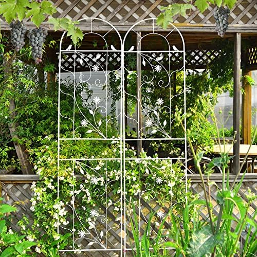 sungmor metal trellises for climbing plants, overall 20, close-up detail