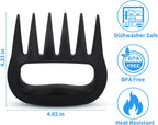 2-Pack Meat Shredder Claws for BBQ,Grilled Meat and Salad | Heavy Duty Grill Puller Shredding Tool for Pulled Pork, Chicken & Beef - Grill Accessories Gifts for Men/Women