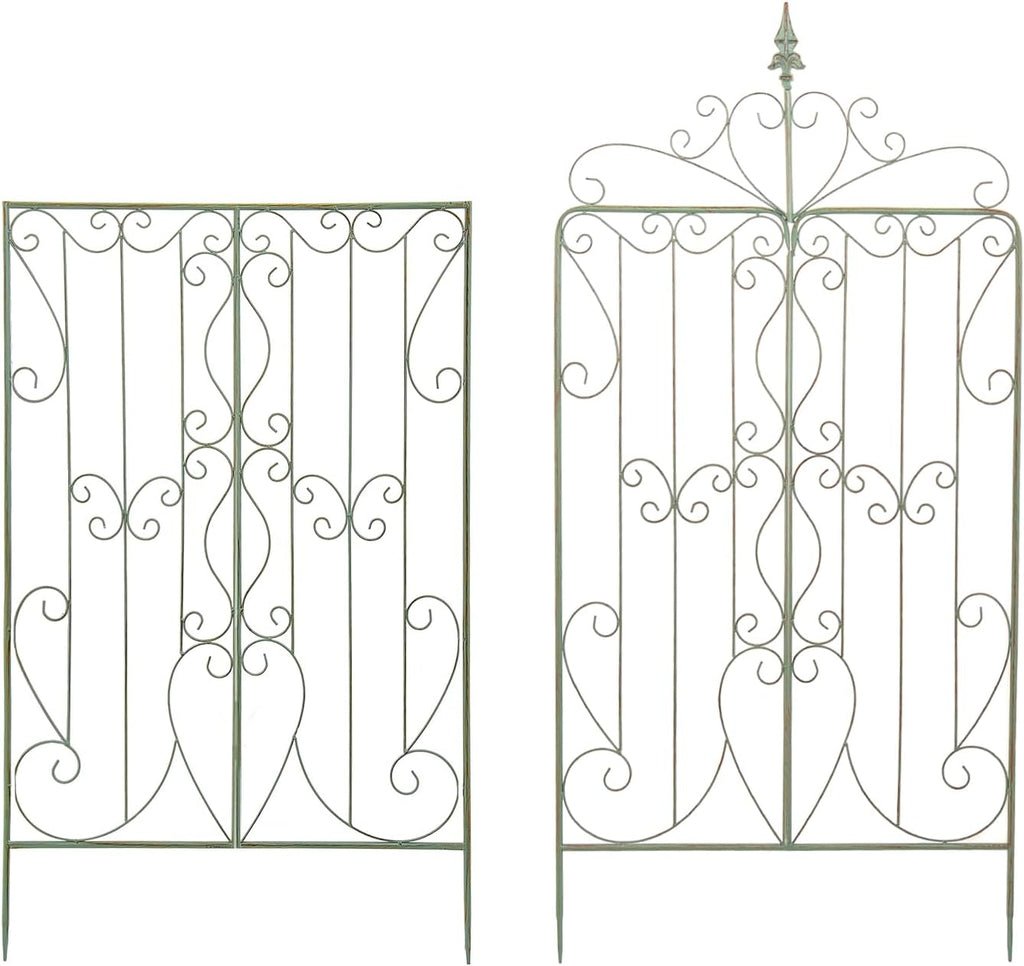 sungmor 2 pack large garden trellis, 92.5 inch shown in use