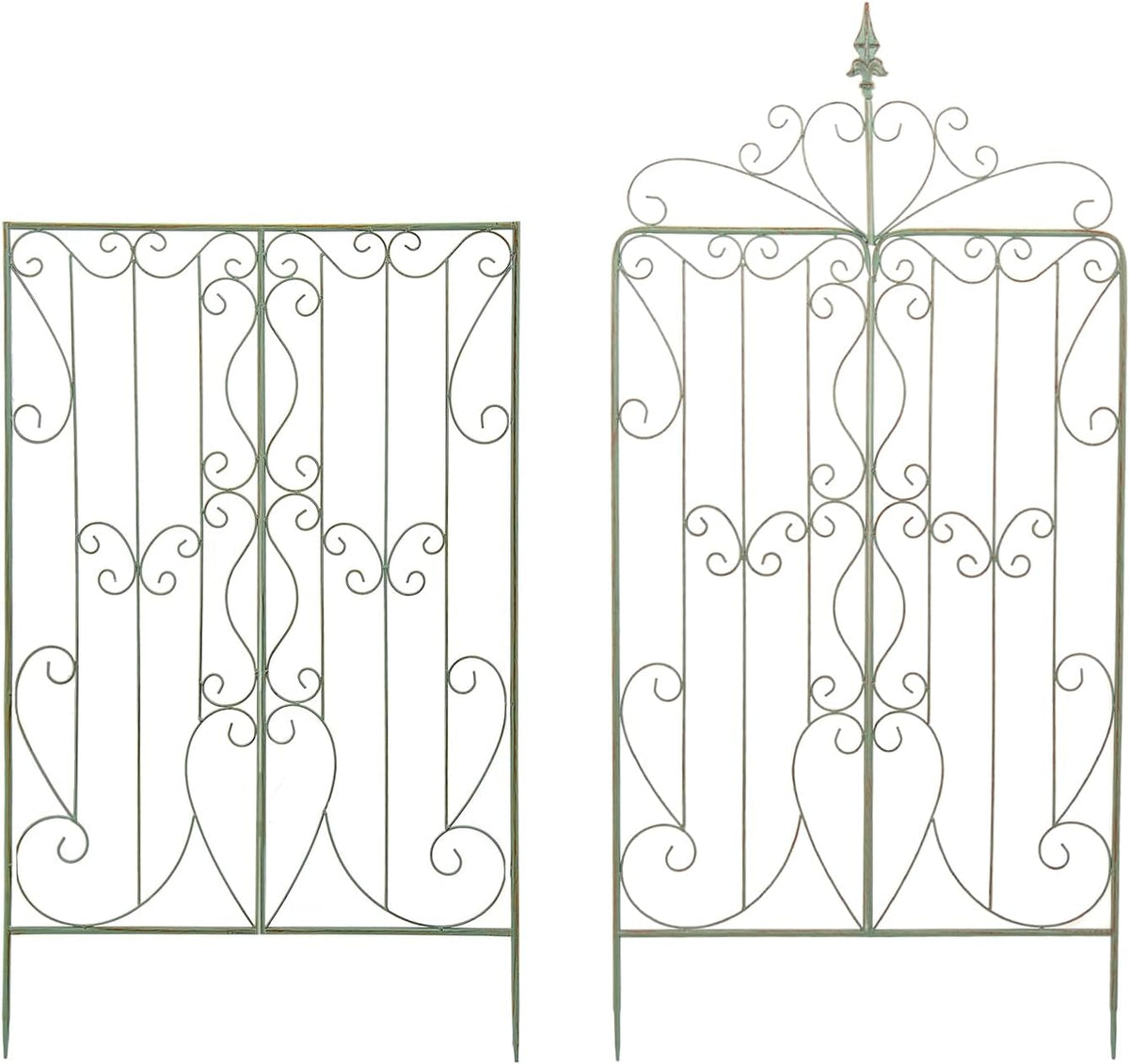 sungmor 2 pack large garden trellis, 92.5 inch shown in use