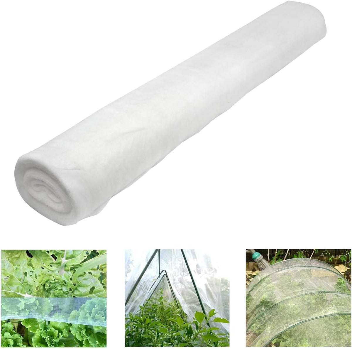 roll packed 6.5x100ft garden netting, fine mesh insect, main product view