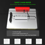 K2000 LED Grow Light, Grow Light with Daisy Chain & Dimmable, Full Spectrum Plant Grow Lights for Hydroponic Indoor Plants Seeding