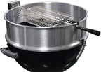 onlyfire 6042 Stainless Steel Flat Spit Rotisserie Grill Basket for Grills | Fits 1/2" Hexagon, 3/8" Hexagon, 3/8" Square & 5/16" Square Rotisserie Spit Rods