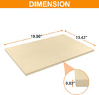 Extra Large Pizza Stone for Oven,Grilling,Pellet Grill,Pizza & Bread Baking | 20"x13.5" Rectangular Cordierite Pizza Stone absorbs extra moisture for crispy crust,heat-resistant,food safe & built to last
