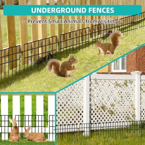 14 panels animal barrier fence, no dig fences, package contents
