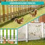 14 panels animal barrier fence, no dig fences, package contents