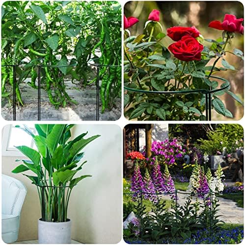 tcbwfy 14" dx32 h plant supports stakes for, front angle view