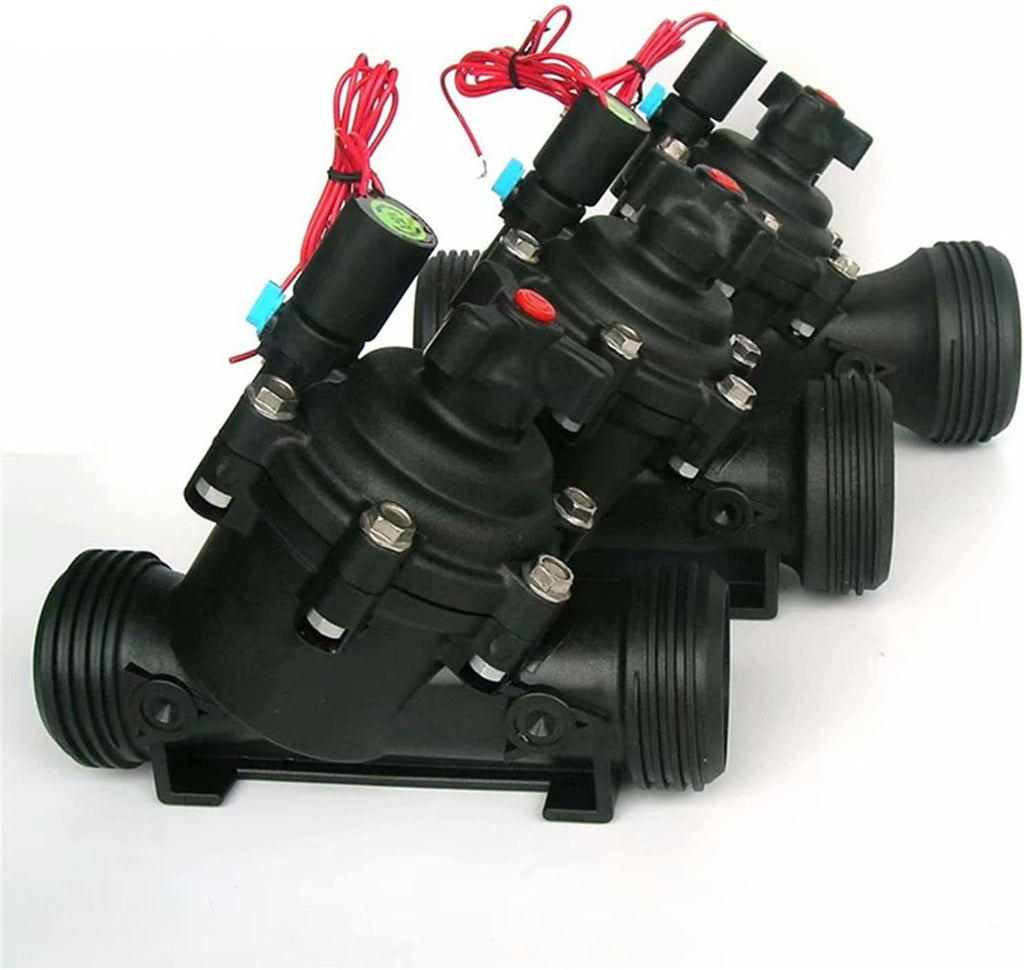 KmoNo 1Pcs 2.5 Inch Agricultural Irrigation System Hydraulic 220V 24V 12V Lawn Sprinkler Greenhouses Solenoid Valve (Size : 2-1/2", Color : 220VAC)